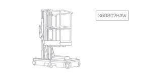 Ножничный электрический подъемник XCMG XG0807HAW